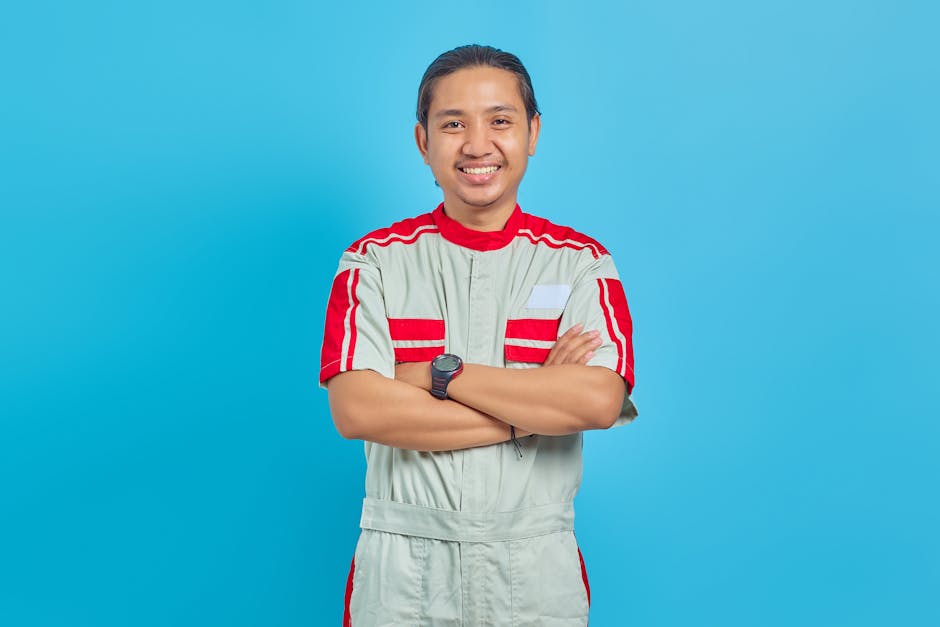 Portrait of a professional HVAC specialist